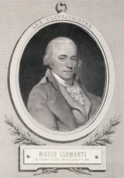 Muzio Clementi (1752-1832) Engraved by Alfred Lemoine