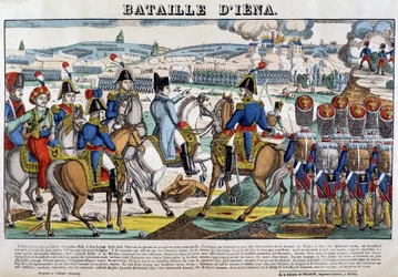 Napoleon at the Battle of Jena (13/10/1806) - image of Epinal
