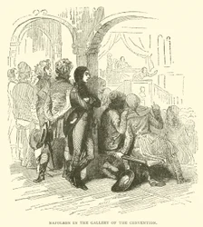 Napoleon in the gallery of the convention