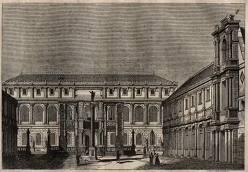 National School of Fine Arts in Paris, engraving
