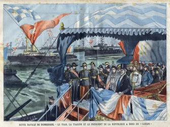 Naval Review of Dunkirk: Tsar Nicholas II, Tsarina Alix of Hesse and the Rhine