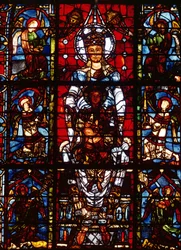 Notre-Dame de la Belle Verriere, from the south choir (detail)
