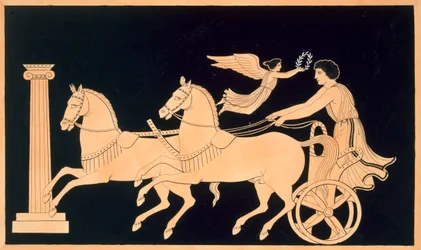 Olympian charioteer crowned with a laurel wreath, published 1808-10