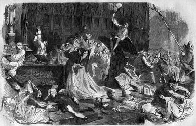 Orviette Burlesque Feast in honor of the Blessed Sacrament of the Altar. According to the words of two nuns Julienne de Mont-Cornillon and Eve called the recluse of Liege, Pope Urban IV (Jacques Pantaleon (1195-1264) had set up this celebration shortly bef