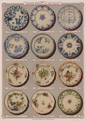 Page from the Catalogue of the Grand Depot of Porcelains, Faiences and Glassware