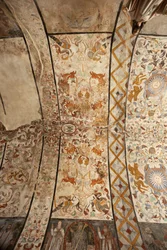 Parish Church of Our Lady of Solers. Interior. The Nave, The Ceilings. Mural Paintings. 16th Century (?)