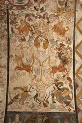 Parish Church of Mare de Déu de Solers. Interior. The Naves. Mural Paintings (detail). 16th Century (?)
