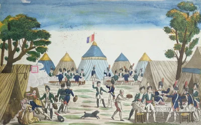 Party Given to the Russian Grenadiers by the Grenadiers of the Grande Armée