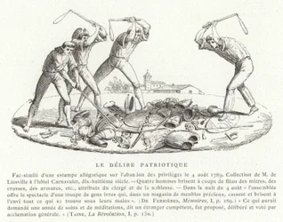 Patriotic Delirium, French Revolution, August 1789