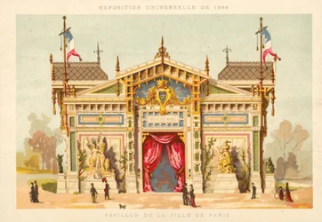 Pavilion of the City of Paris, Exposition Universelle 1889, Paris