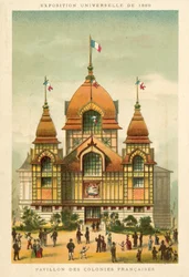 Pavilion of the French Colonies, Exposition Universelle 1889, Paris