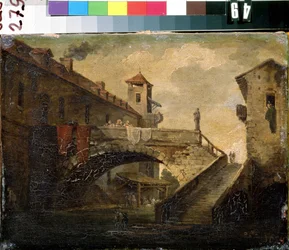Landscape in a French Village