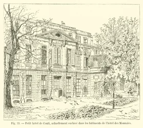 Small Hotel de Conti, now enclosed in the buildings of the Mint Hotel