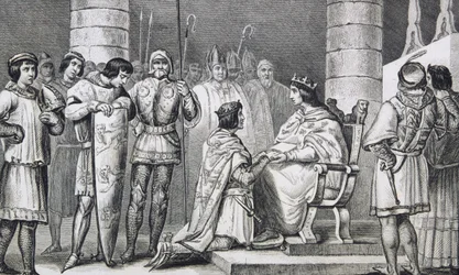 Philippe VI de Valois Renders Homage to Edward III of England but Only as Duke of Aquitaine, from 