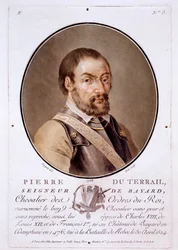 Pierre du Terrail, Seigneur de Bayard, from Portraits des grands hommes, femmes illustres, et sujets memorables de France