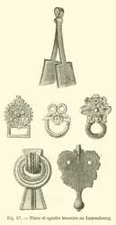 Pliers and clasps found at Luxembourg