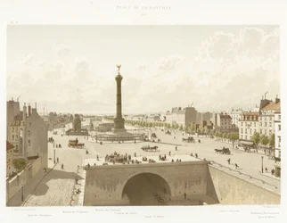 Place de la Bastille, 1841