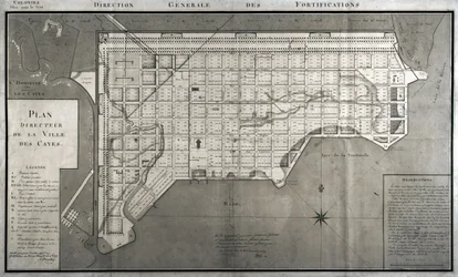 Master Plan of the City of Les Cayes, 1789