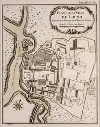 Plan of Lopburi, 1751
