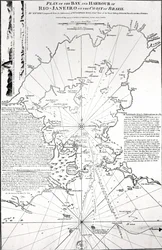 Plan of the Bay and Harbour of Rio de Janeiro on the Coast of Brazil