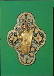 Plaque Depicting God Blessing