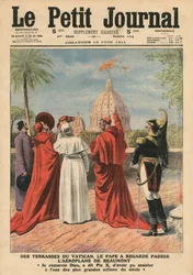 Pope Pius X watching André Beaumont