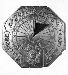 Portable Sundial, from Sierk Castle (Moselle) 1756