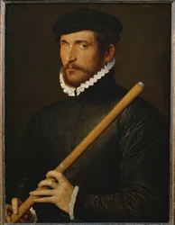 Portrait of a One-Eyed Flutist