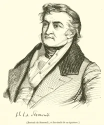 Portrait of Sismondi, and Facsimile of His Signature
