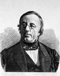 Portrait of A. de la Rive (1801 - 1873), Swiss Physicist - in Album of Science; Illustrious Scientists; Great Discoveries 1896