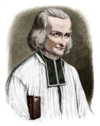 Portrait of Abbe Jean Marie Vianney (Vianey, Viannay, Viennet), known as the Cure d