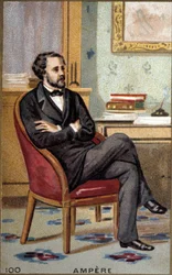 Portrait of André Marie Ampère (1775-1836), French physicist