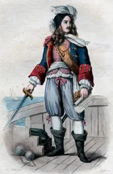 Portrait of Anne Hilarion de Costentin, comte de Tourville, French naval commander