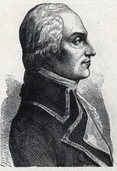 Portrait of Armand Louis de Gontaut Biron, French military - Engraving of 1889