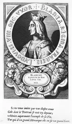 Portrait of Blanche de Castille (1185-1252)