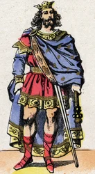 Portrait of Caribert, King of the Franks.