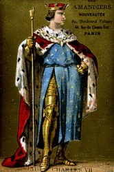 Portrait of Charles VII (1403-1461)