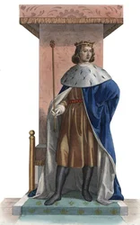 Portrait of Charles V of France, called the Wise (1338-1380), King of France