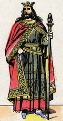 Portrait of Childebert II, King of Austrasia