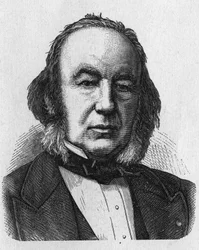 Portrait of Claude Bernard (1813 - 1878), French physiologist - in 