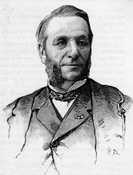 Portrait of Georges Guiffrey (1827-1887), Senator of the Hautes Alpes between 1879-1887.