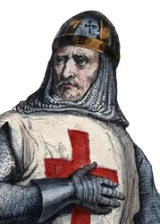 Portrait of Godfrey of Bouillon, Frankish knight, one of the leaders of the First Crusade