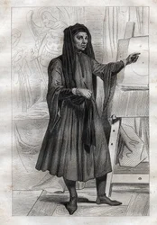 Portrait of Italian painter Giotto di Bondone