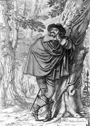 Portrait of James Howel, by Abraham Bosse et Claude Mellan, 1641