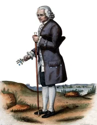 Portrait of Jean-Jacques Rousseau (1712-1778), Swiss philosopher