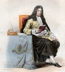 Portrait of Jean Racine (1639-1699), French dramatist