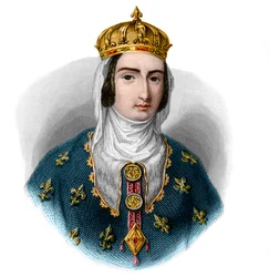 Portrait of Joan I of Navarre, queen regnant of Navarre and queen consort of France