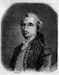 Portrait of Johann Friedrich Blumenbach, German anthropologist and biologist. Engraving from 1852