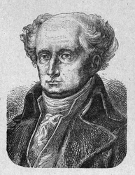 Portrait of Joseph Jerome Simeon (1749-1842), French lawyer and politician. Engraving from 1889