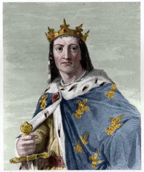 Portrait of Louis VIII (1187 - 1226), King of France - in 